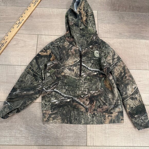CARHARTT TODDER 4T CAMOFLAUGE HOODED JACKET - Picture 1 of 4